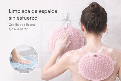 AquaGrip™  - Cepillo De Silicona Lava Espalda Y Pies