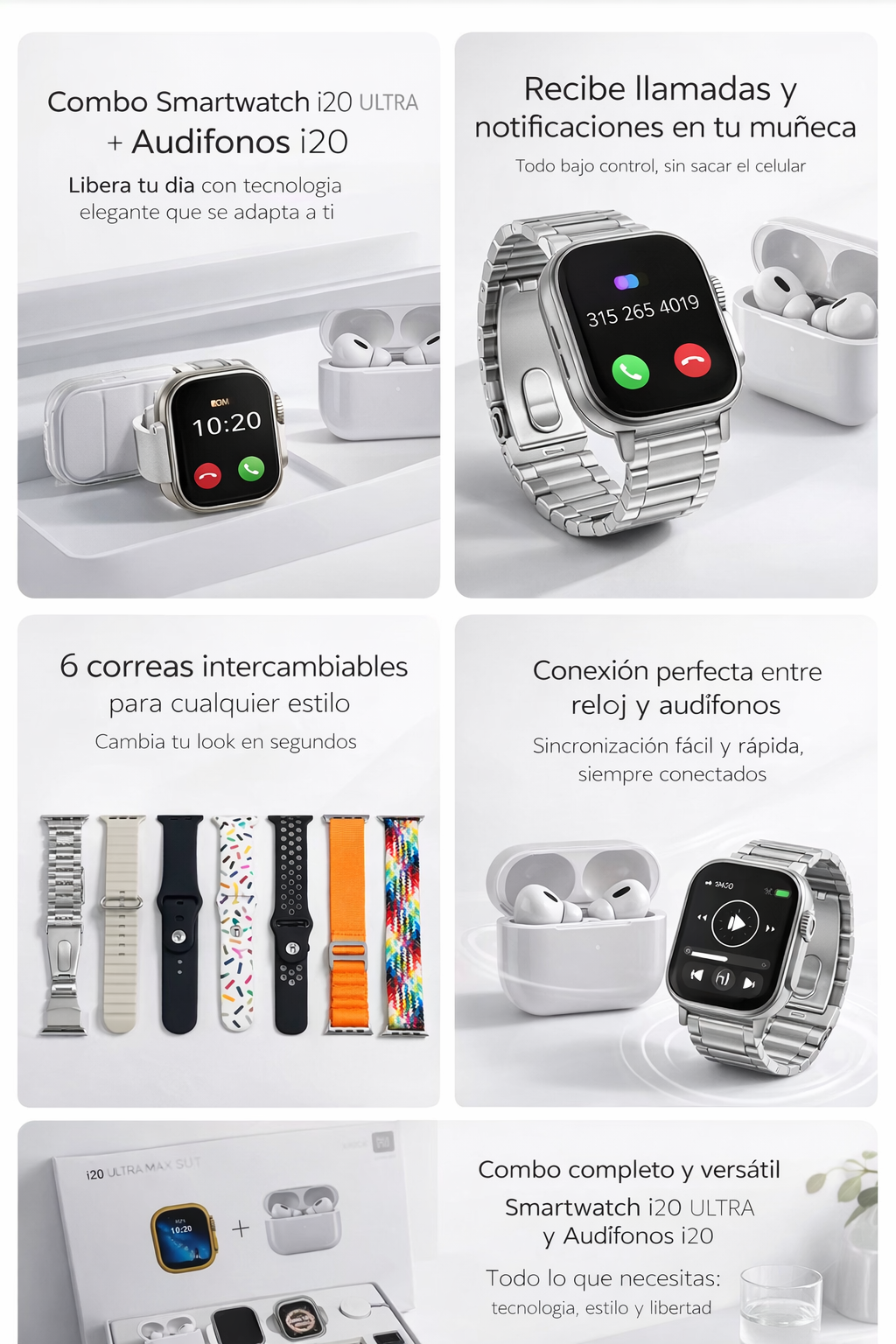 Nexora™ SMART WATCH  I20 ULTRA MAX SUIT   / “Tecnología que te acompaña. Estilo que te define.”