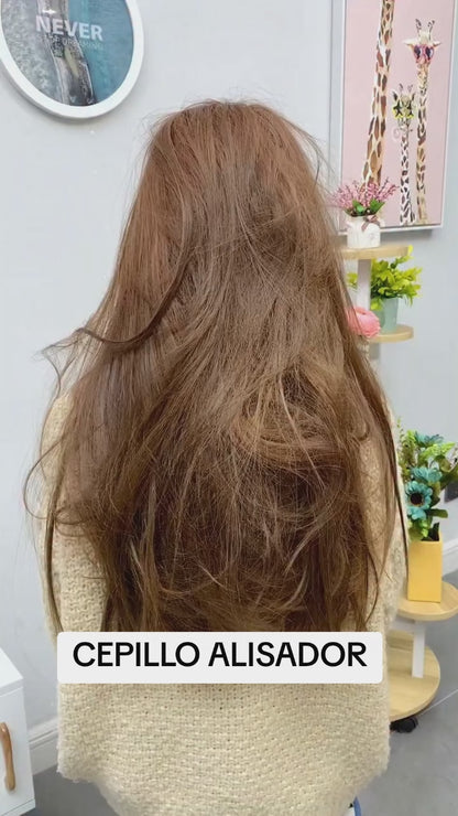 ProNovaLiss™  Cepillo Alisador De Aguacate 2 En 1 / “Alisa, moldea y controla tu cabello en minutos… sin maltratarlo.”